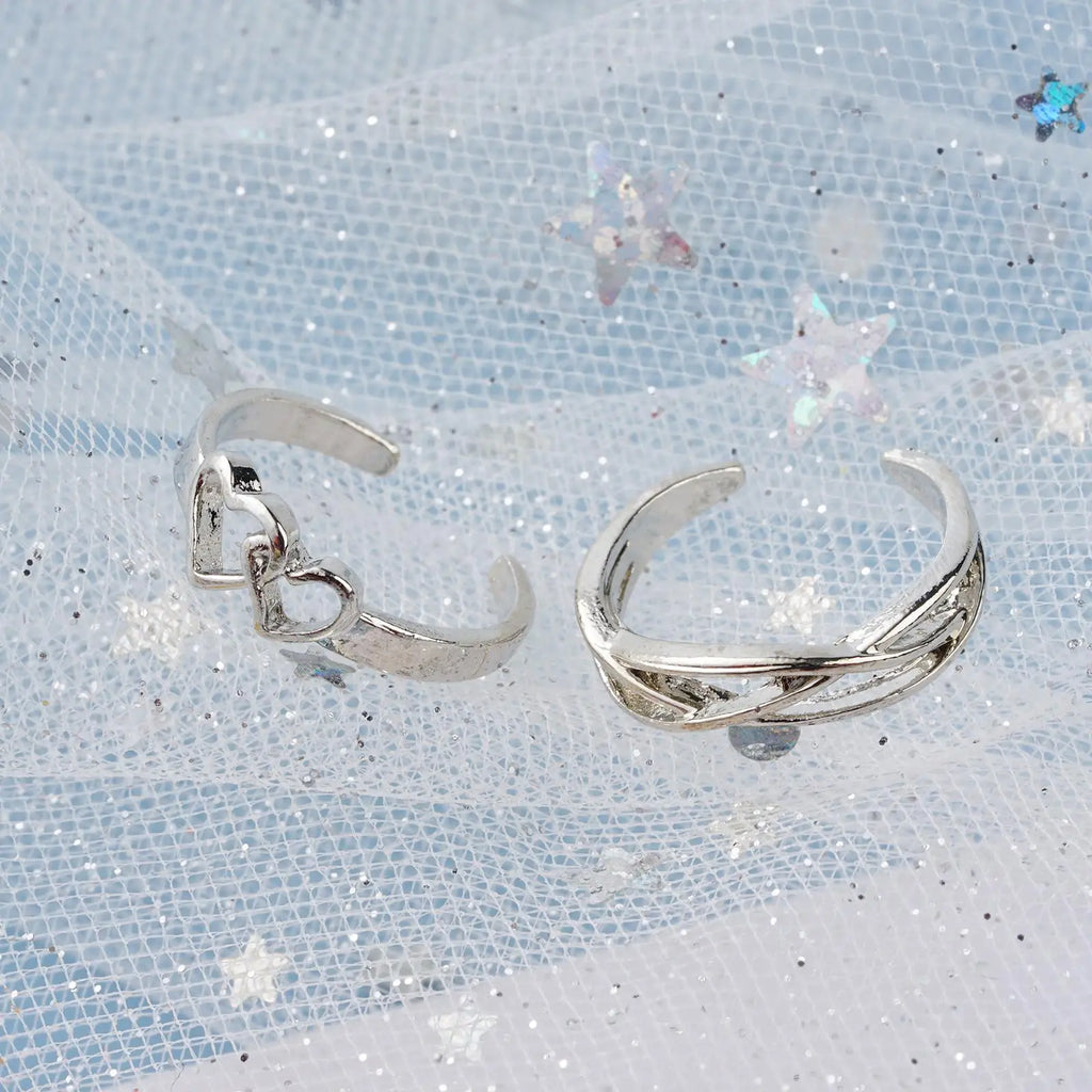 12pcs Adjustable Toe Rings